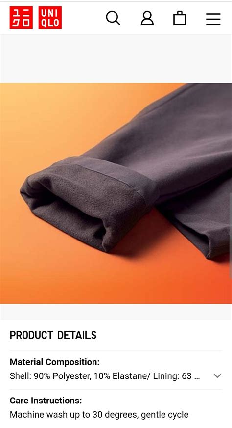 how to wash uniqlo heattech